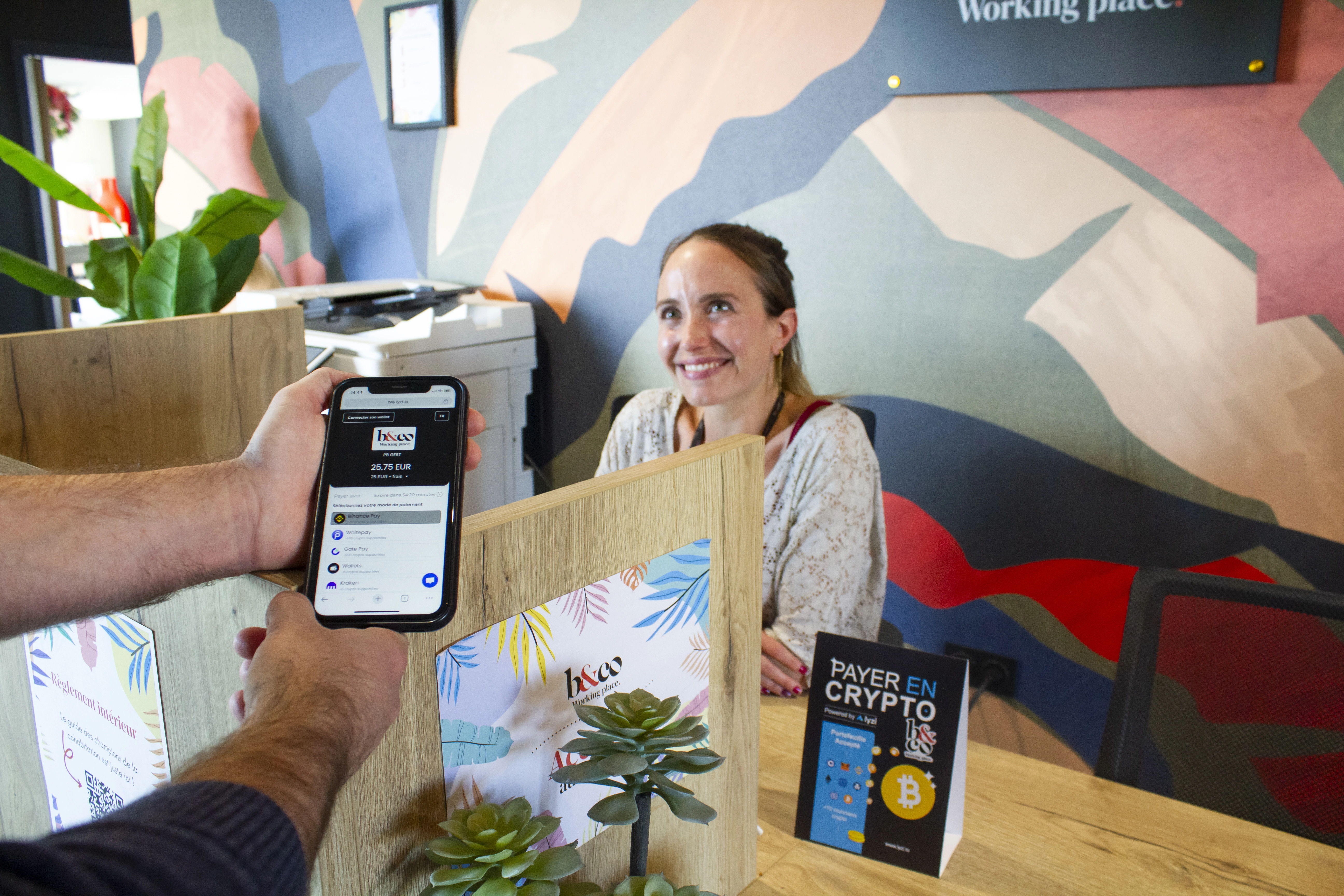 Payez en cryptomonnaie