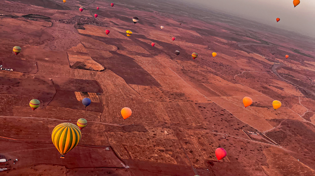 Séminaire d'entreprise B&Co au Maroc - Montgolfière